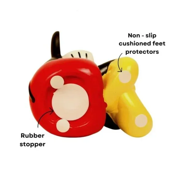 DISNEY Mickey Mouse Ceramic Coin Bank – Classic Outfit, NWT - Picture 10 of 12